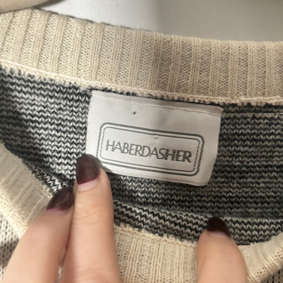 Haberdasher Moose Sweater 90s Cabin Core Phoebe Friends Unisex Knit - Picture 6 of 7